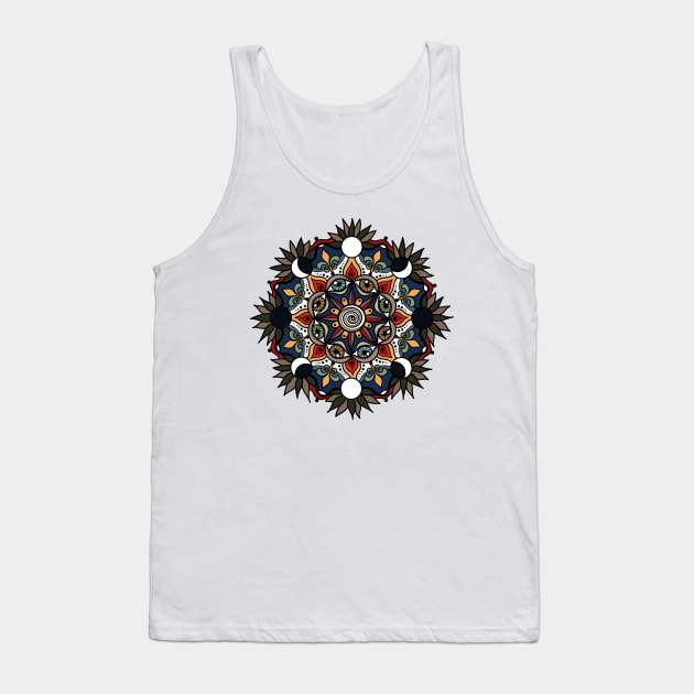 Night Sky Mandala Tank Top by majoihart